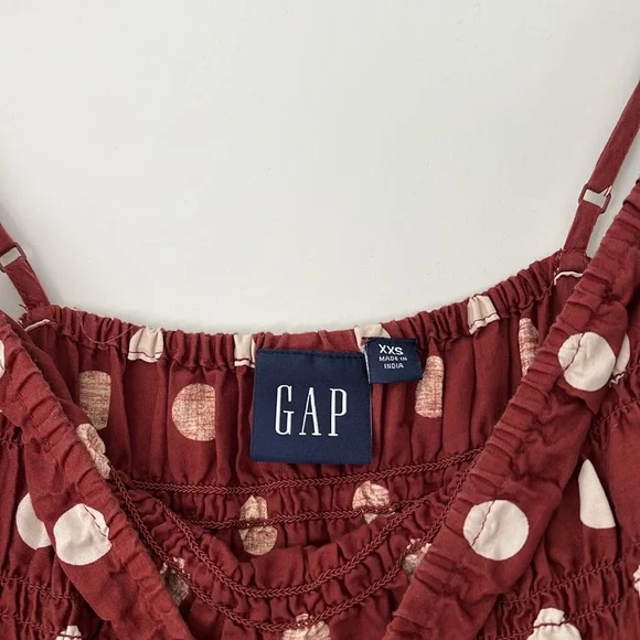 Gap Smocked Tiered Midi Dress - Picture 4 of 6